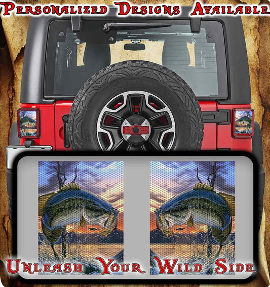 Jumin bass Taillight cover decal 47