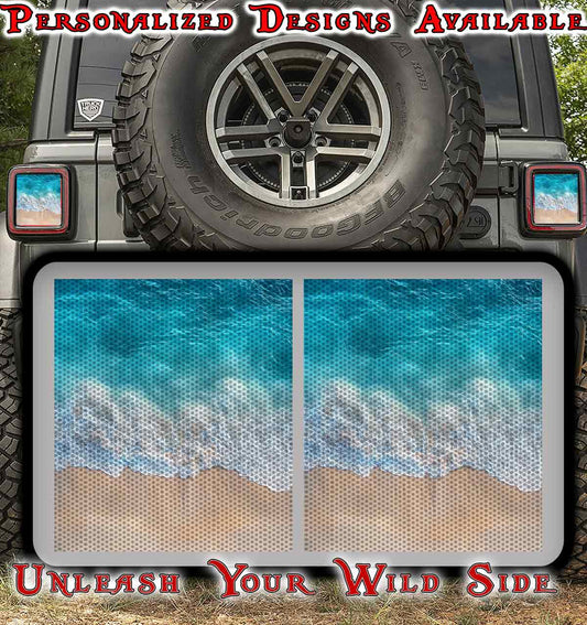 Beach Taillight cover decal 59