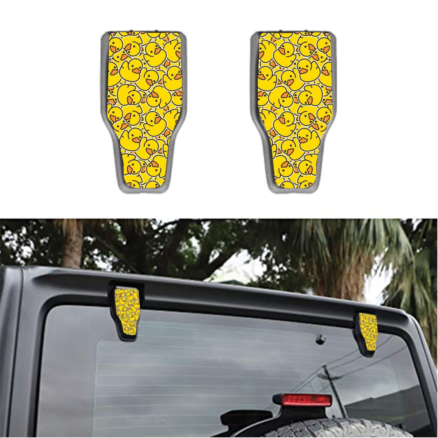 ducks Rear liftgate hinge overlay decal 59