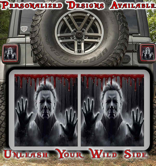 Let me out mike Taillight cover decal 64