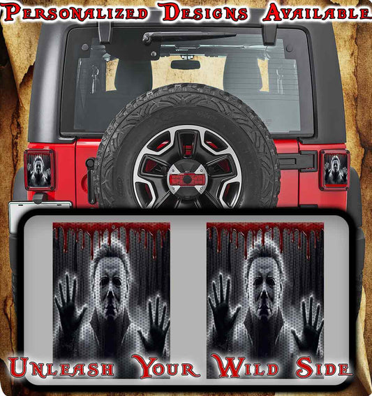 Let me out mike Taillight cover decal 64