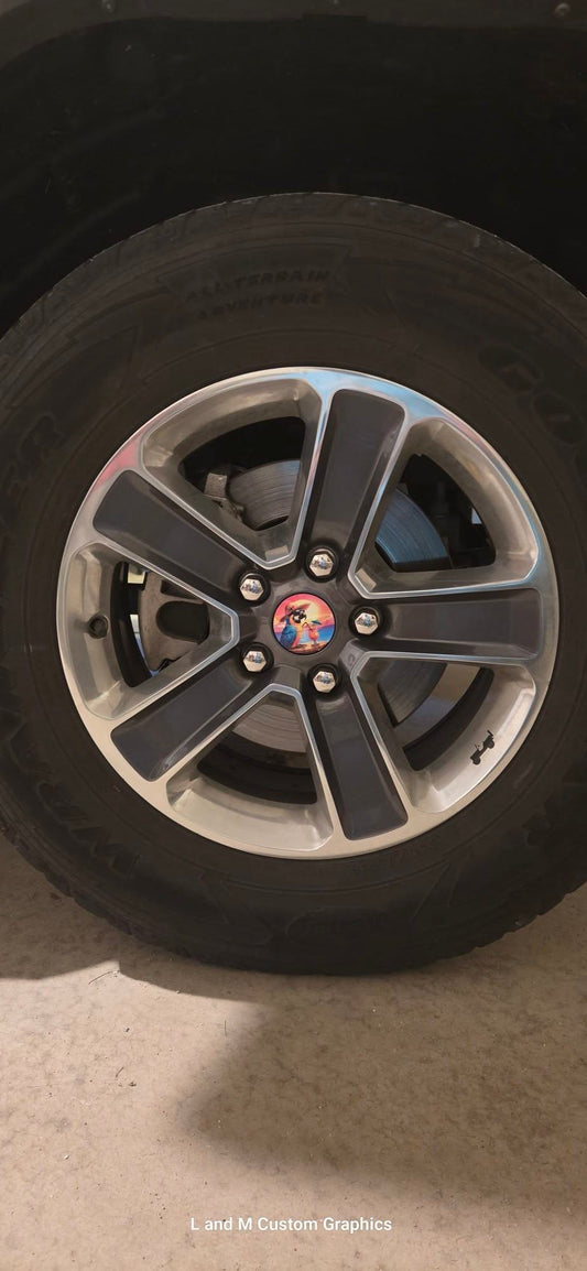 Poke balls Hub cap decal