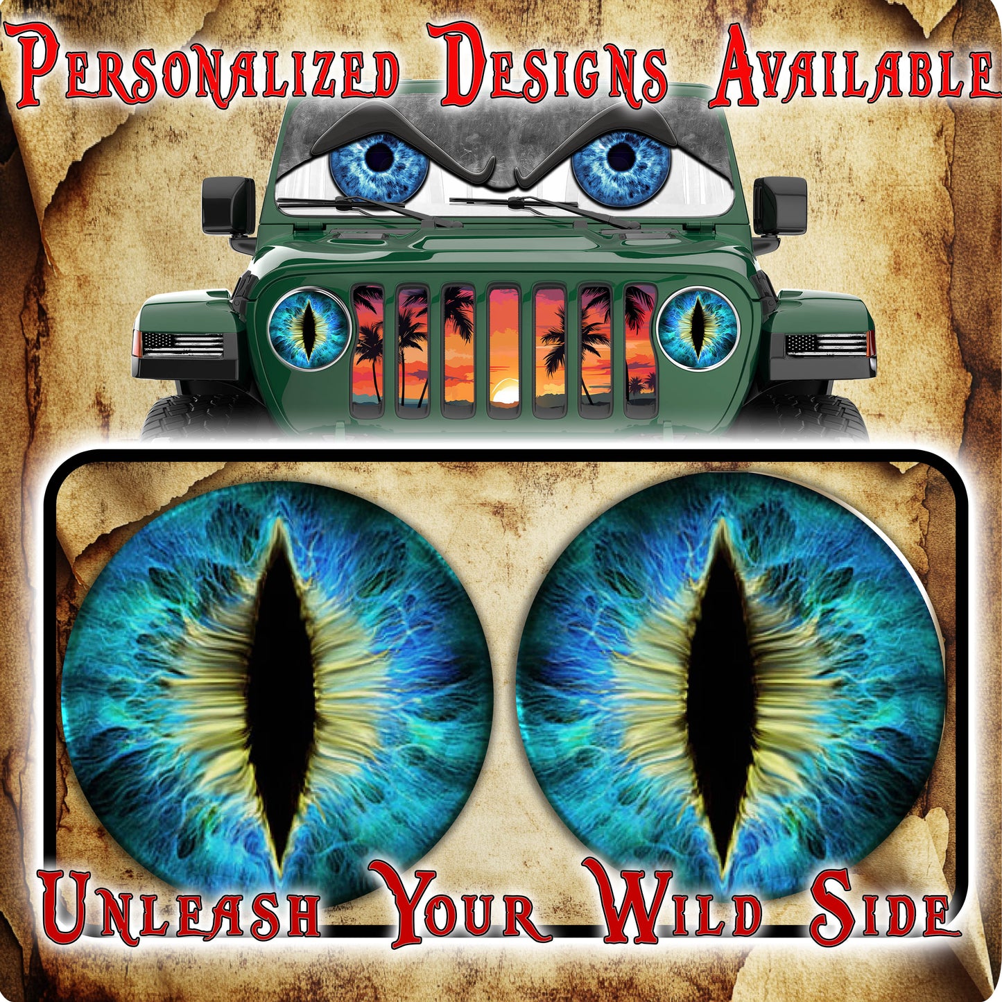 Blue and green cat eyes 6