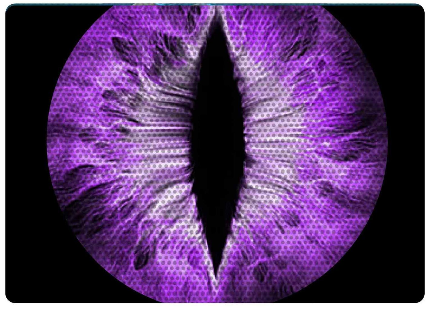 Purple Eye decals for YJ or 5x7 headlights