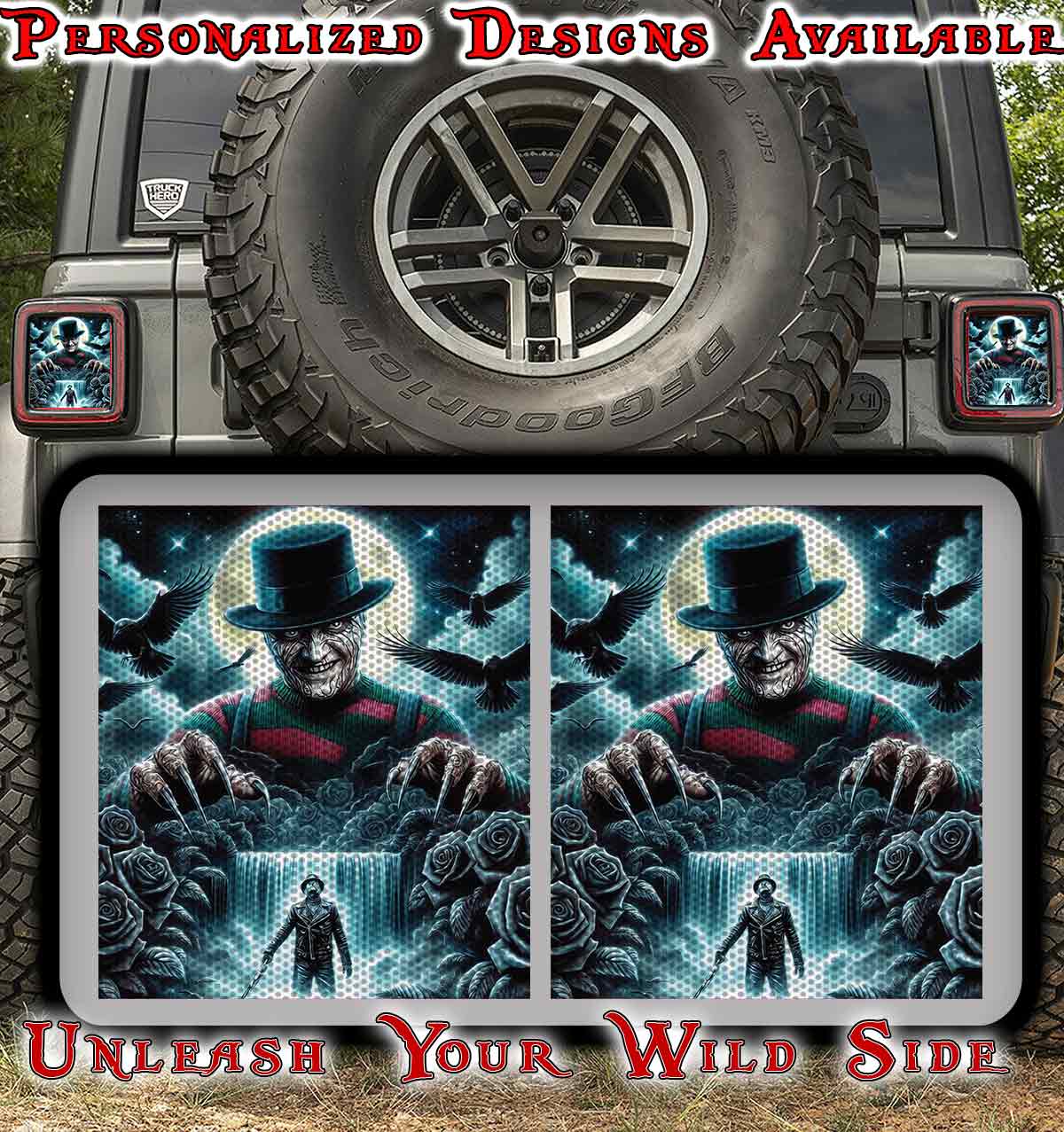 Freddy Taillight cover decal 70