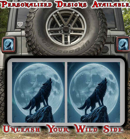 Wolf Taillight cover decal 73