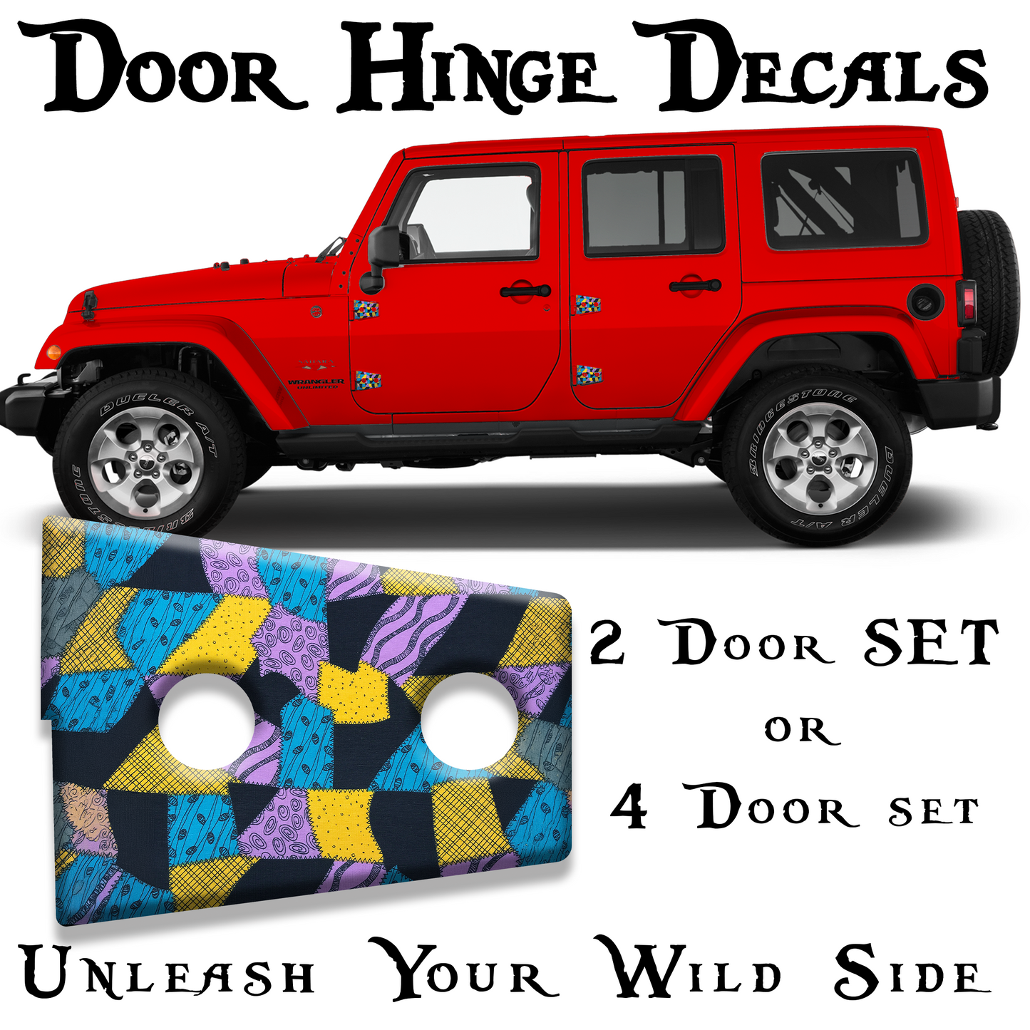 Sallys dress pattern Door hinge decals 73