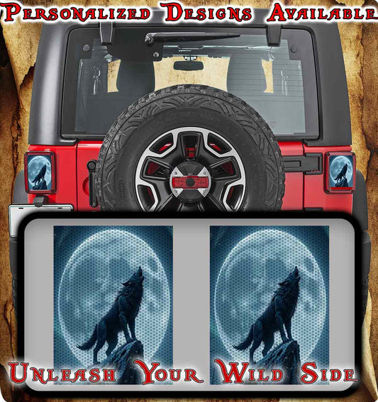 Wolf Taillight cover decal 73