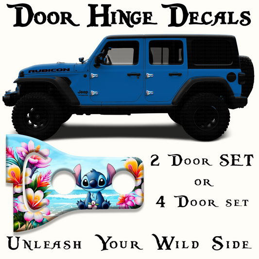 Stitch  Door hinge decals 74