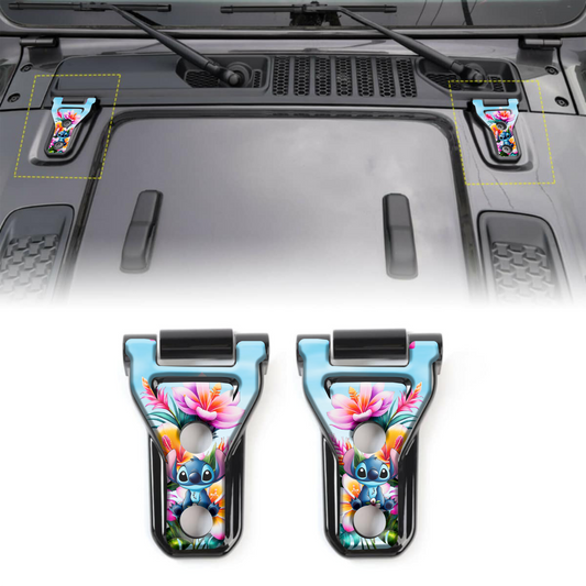 Stitch hood hinge overlay decals  74
