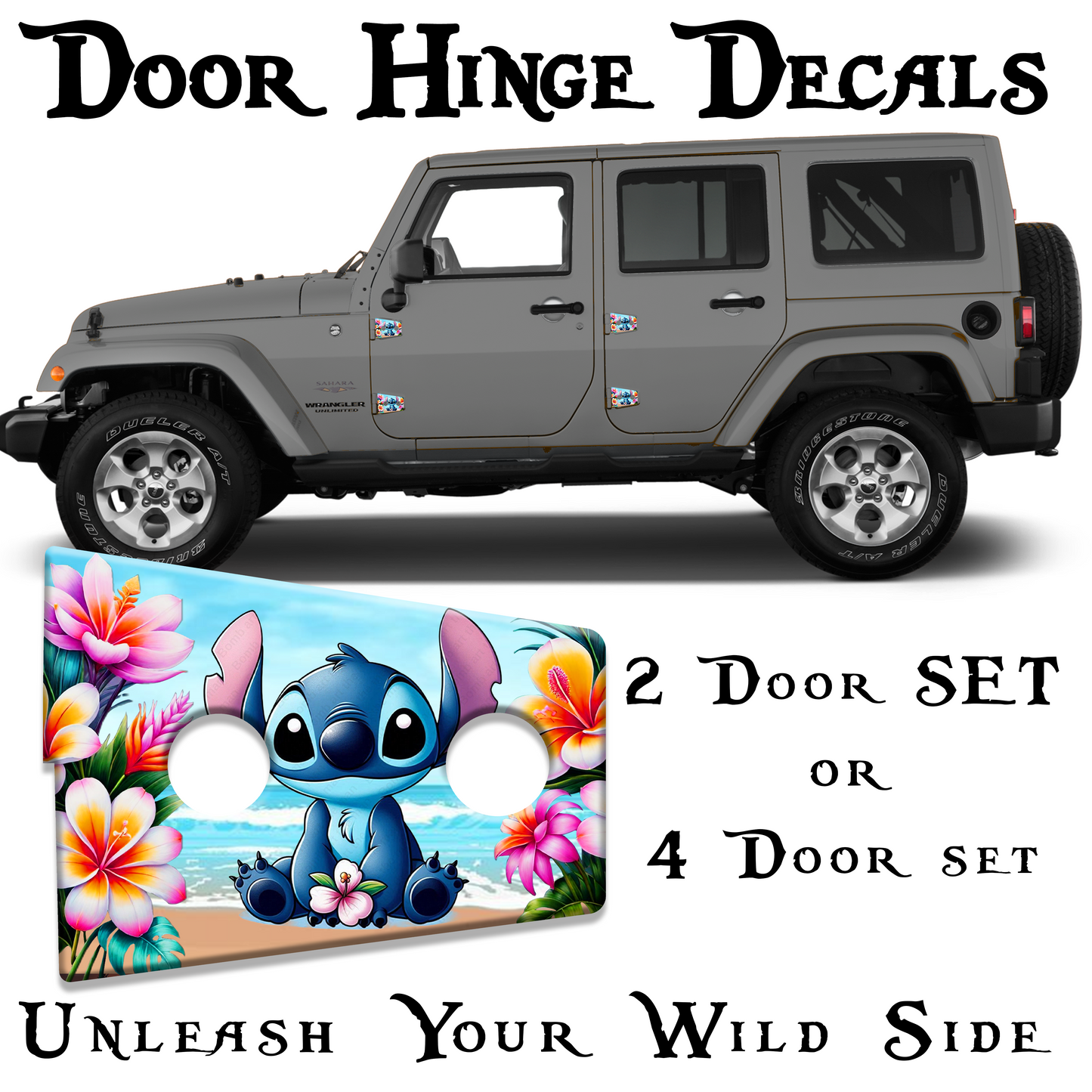 Stitch  Door hinge decals 74