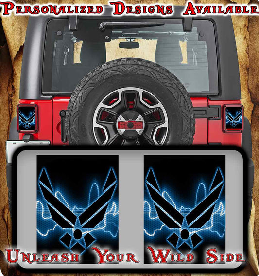 Airforce Taillight cover decal 74