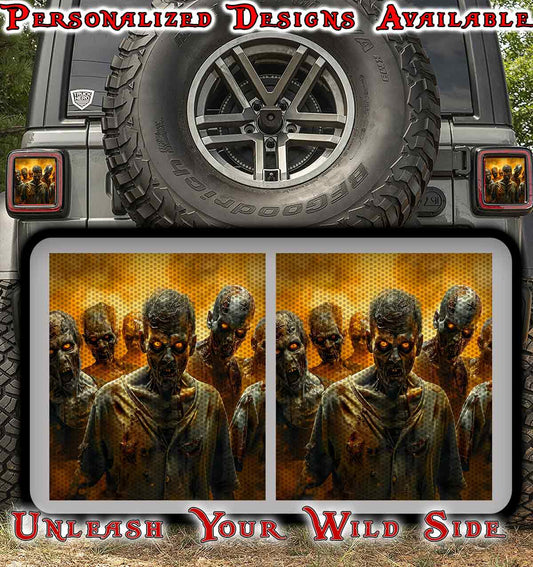 ZombiesTaillight cover decal 75