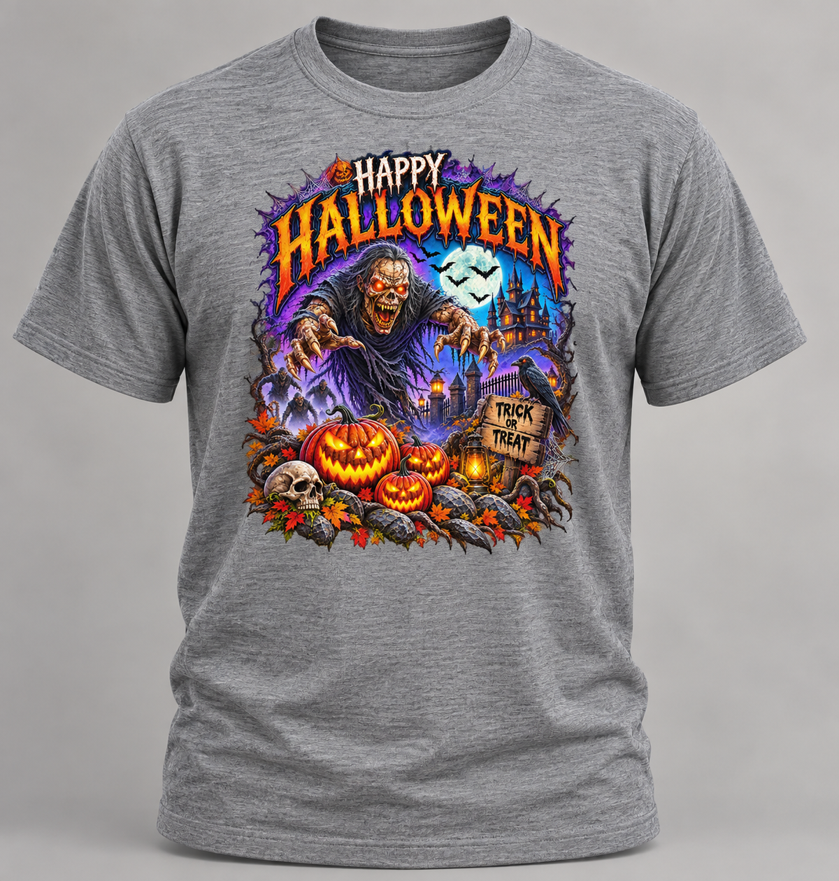 Happy Halloween Horror Trick-or-Treat T-Shirt