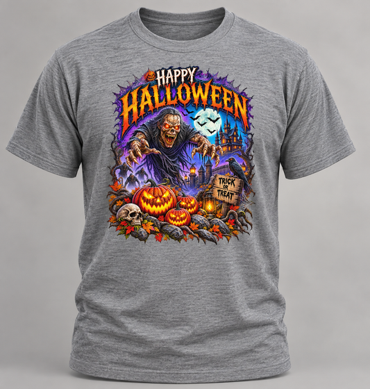 Happy Halloween Horror Trick-or-Treat T-Shirt
