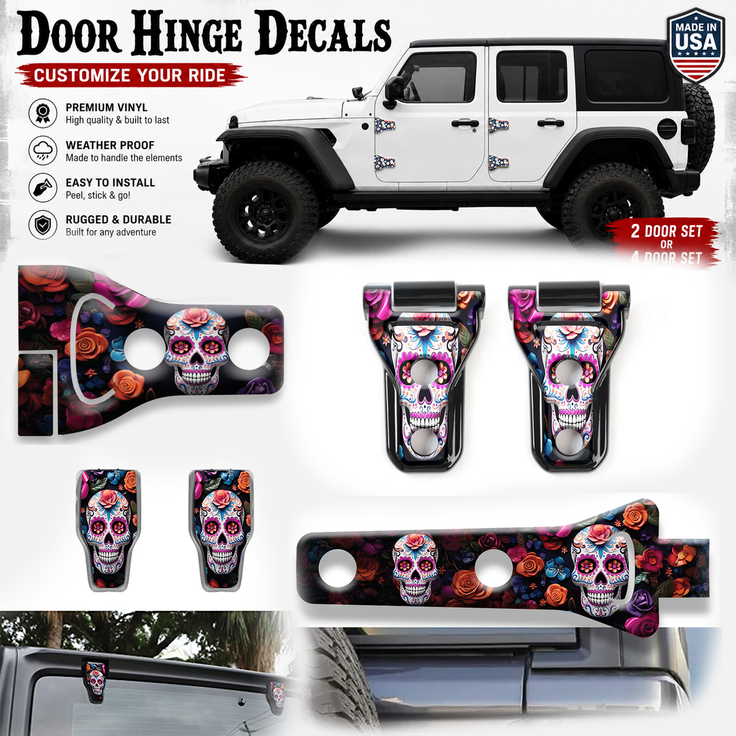 Sugar skull hinge bundle 83