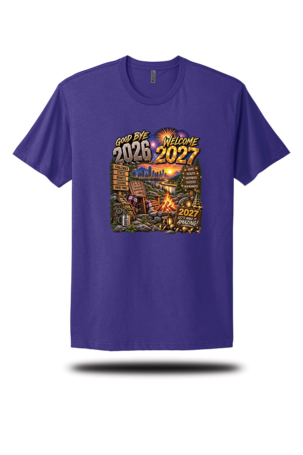 Goodbye 2026 Welcome 2027 New Year Adventure T-Shirt