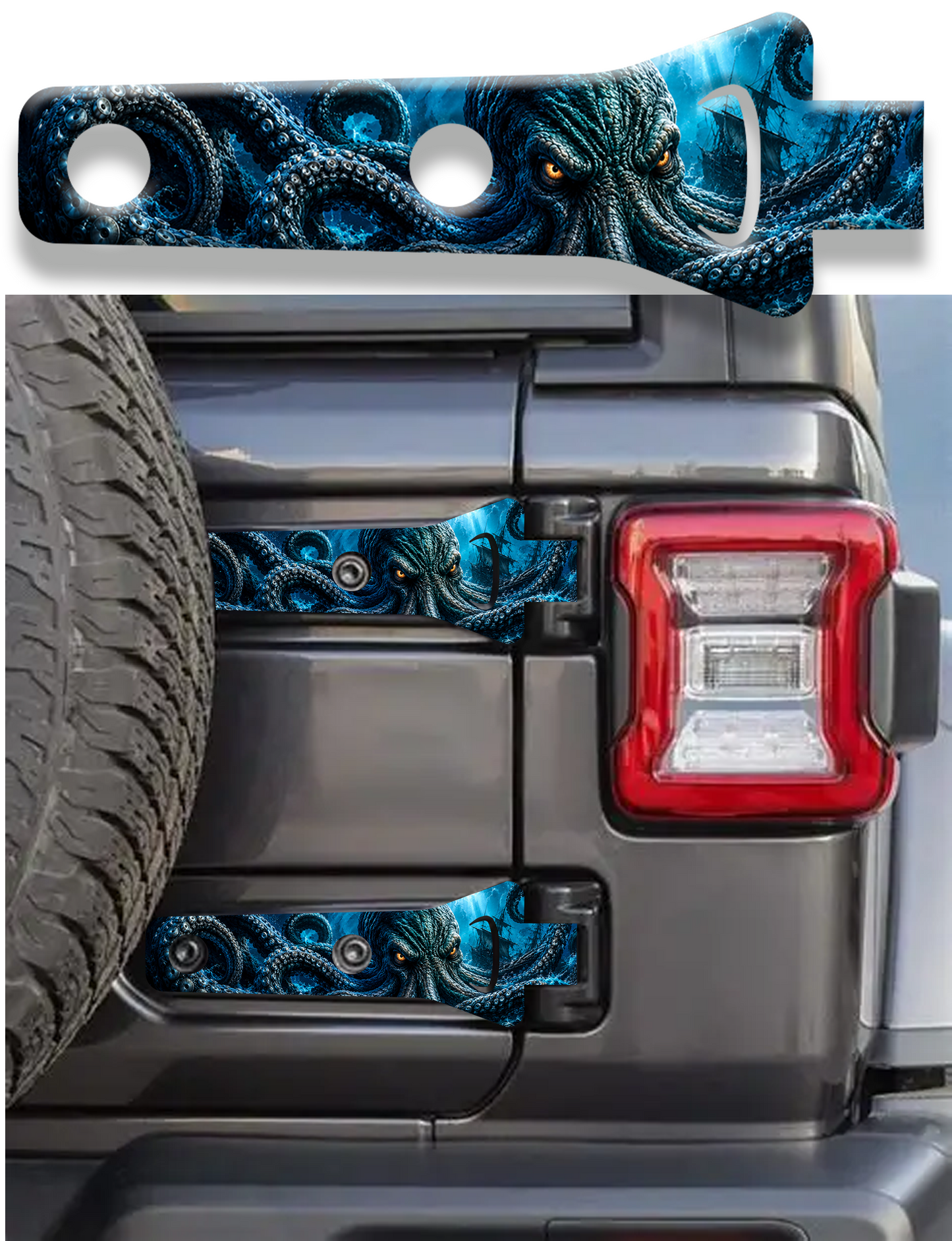 kraken Rear gate hinge decal 94