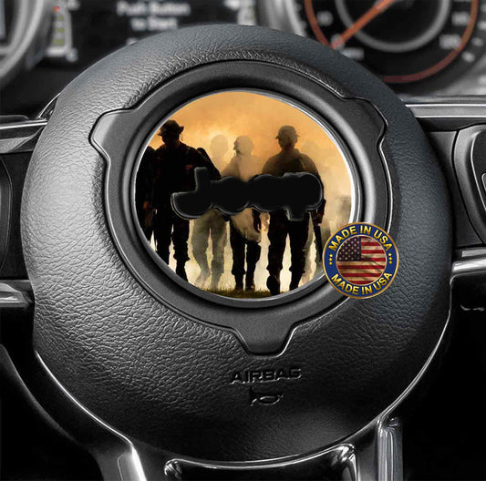 Soldiers Steering wheel decal 184