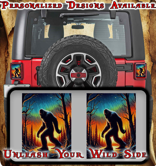 Bigfoot Taillight cover decal 9