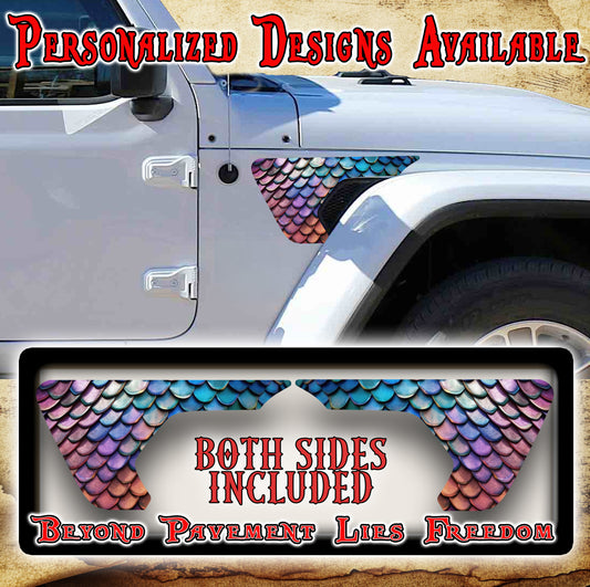 Scales fender vent for the JL or JT 2018 or newer