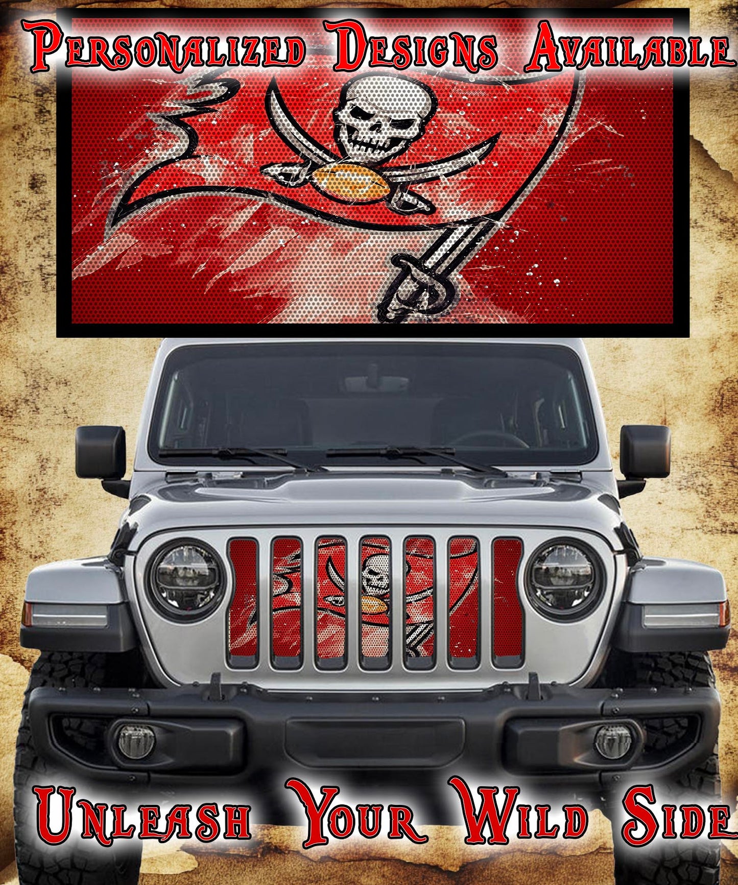 Tampa bay bucks grill insert