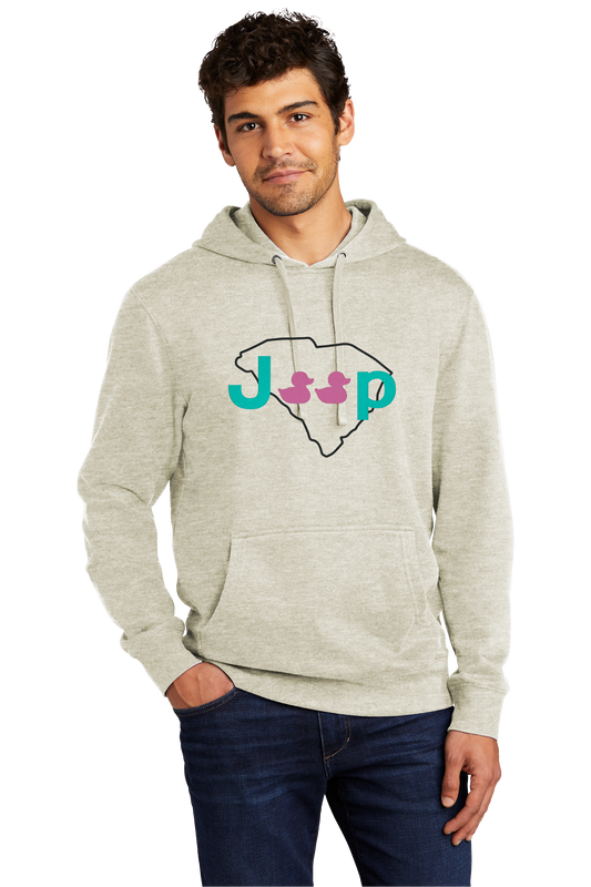 Duck Duck state Embroidered hoodie