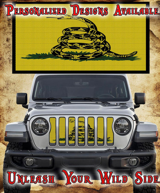 Don't Tread on Me grill insert