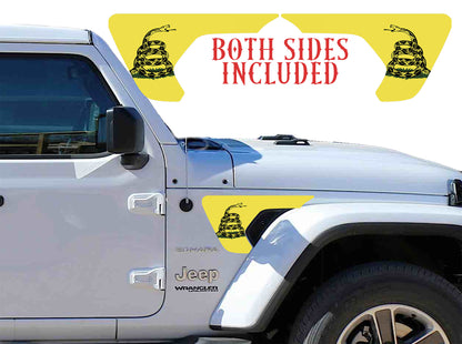 fender vent for the JL or JT 2018 or newer don't tread on me