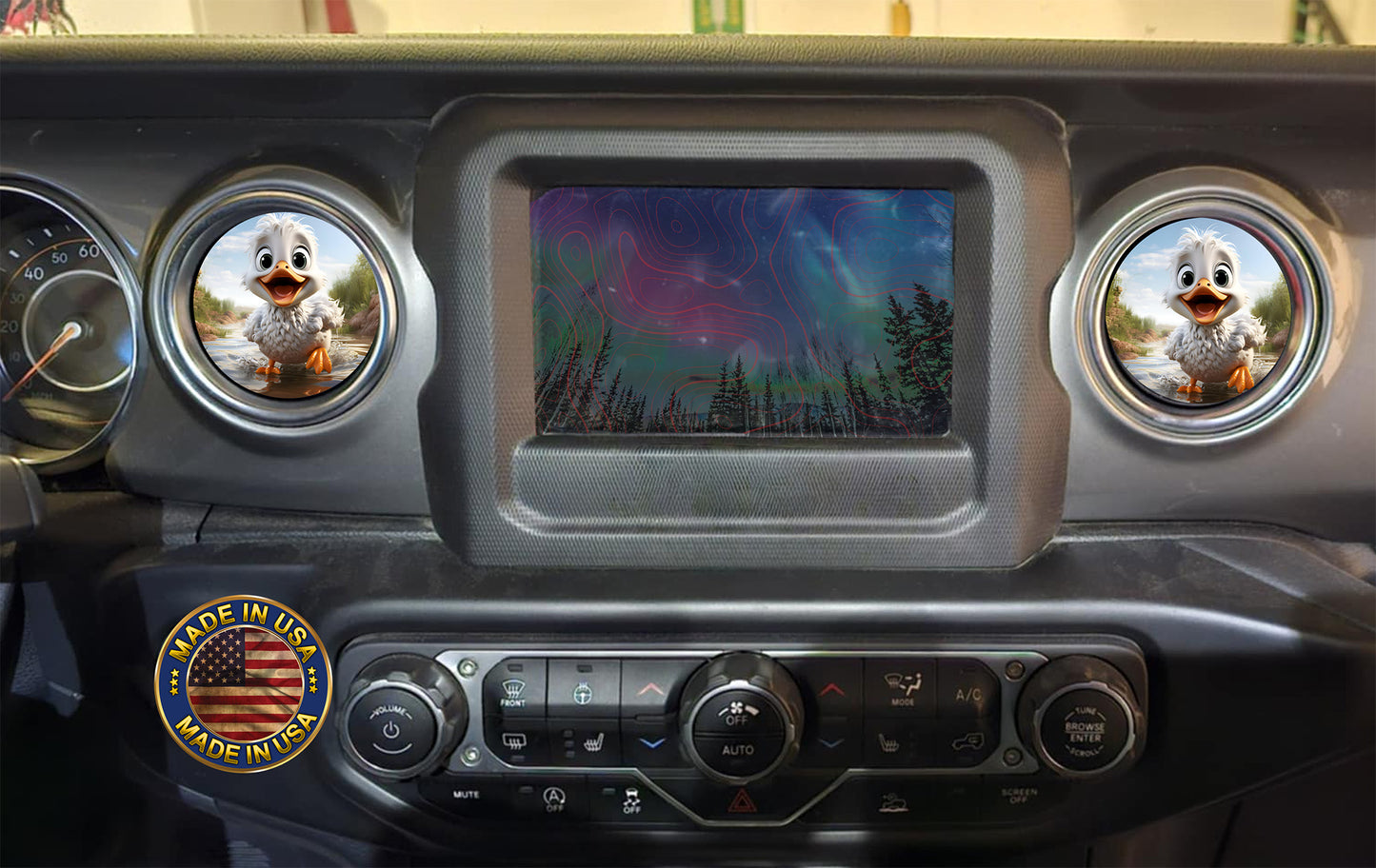 Inside vent decals Duck