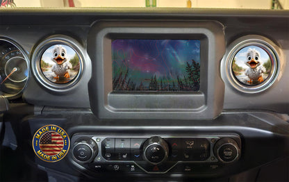 Inside vent decals Duck