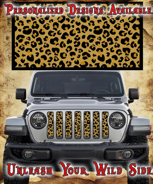 Leopard Print grill insert