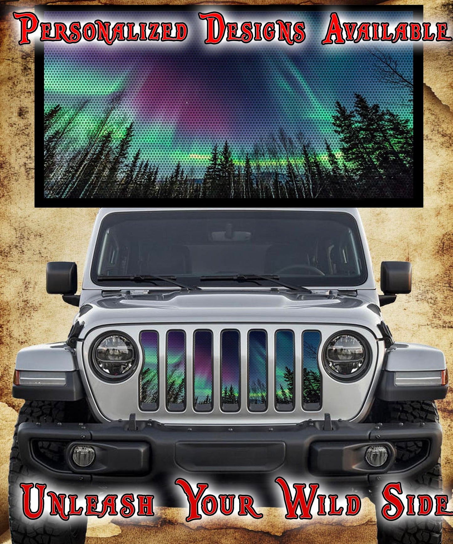 Northern Lights grill insert