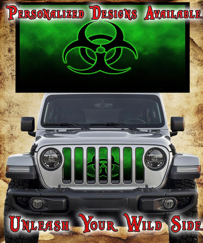 Radiation grill insert