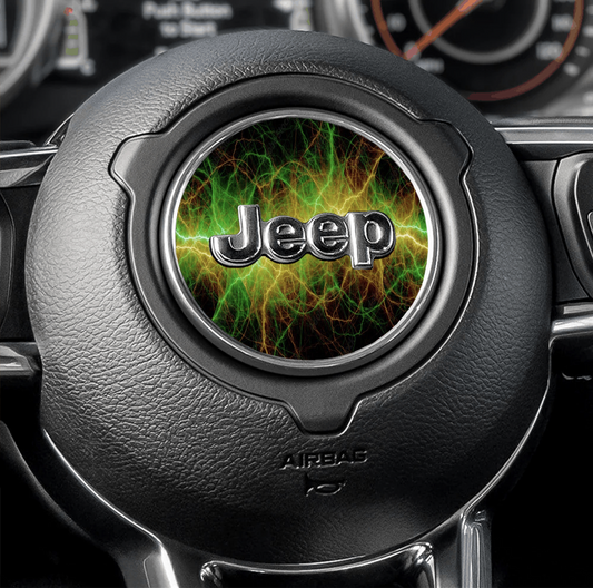 Green lighting JK fender Decals fits 2007-2018