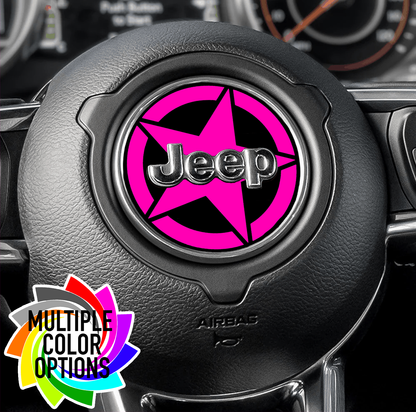 Steering wheel decal Star decal