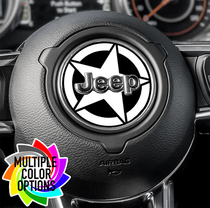 Steering wheel decal Star decal