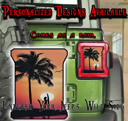 Surfs up Taillight cover decal