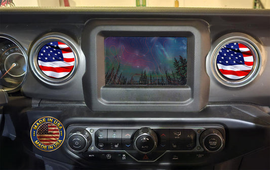 Inside vent decals Merica