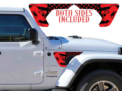 fender vent for the JL or JT 2018 or newer Rock crawler flag