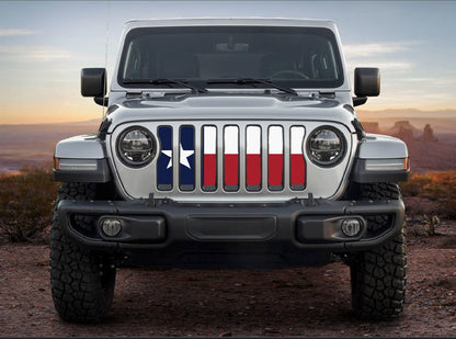 Texas flag grill insert
