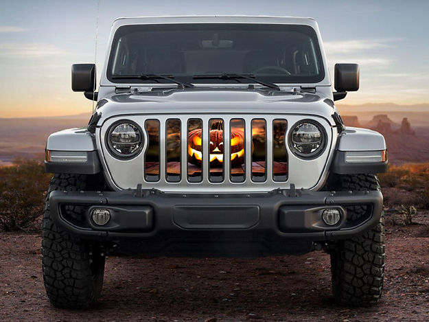 Jack-O-Lantern grill insert