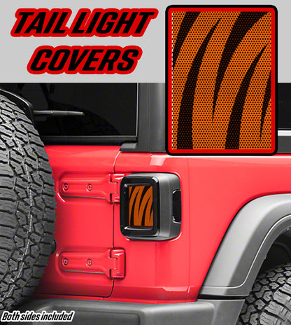 Bengal strips Taillight cover decal