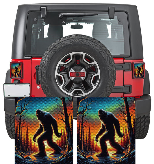 Bigfoot Taillight cover decal