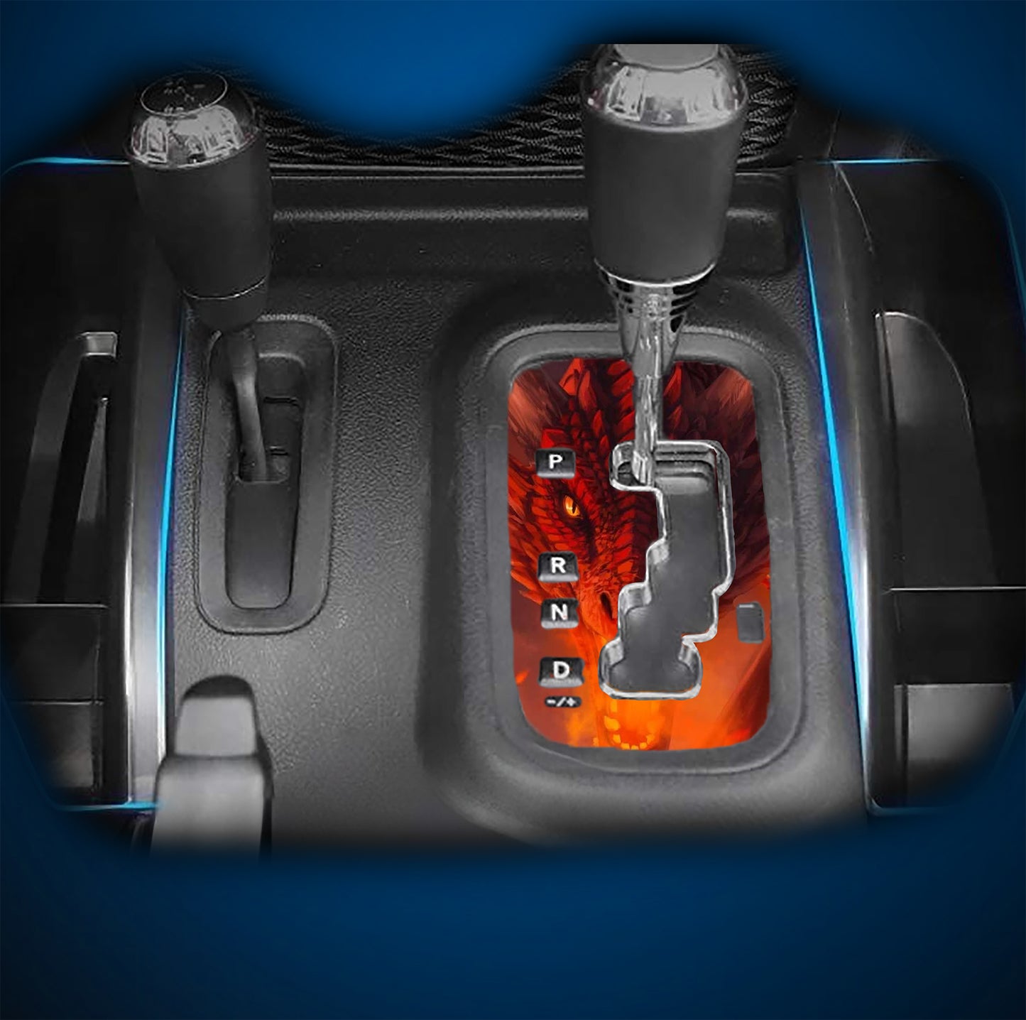 Red Dragon JK Shifter decal