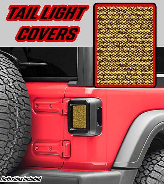 Yellow ducks Taillight cover decal
