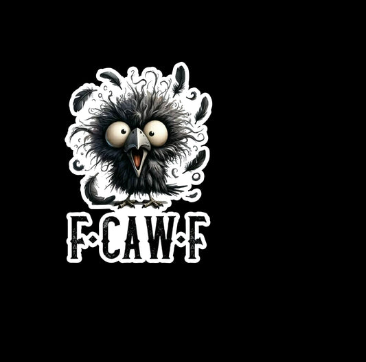F caw decal