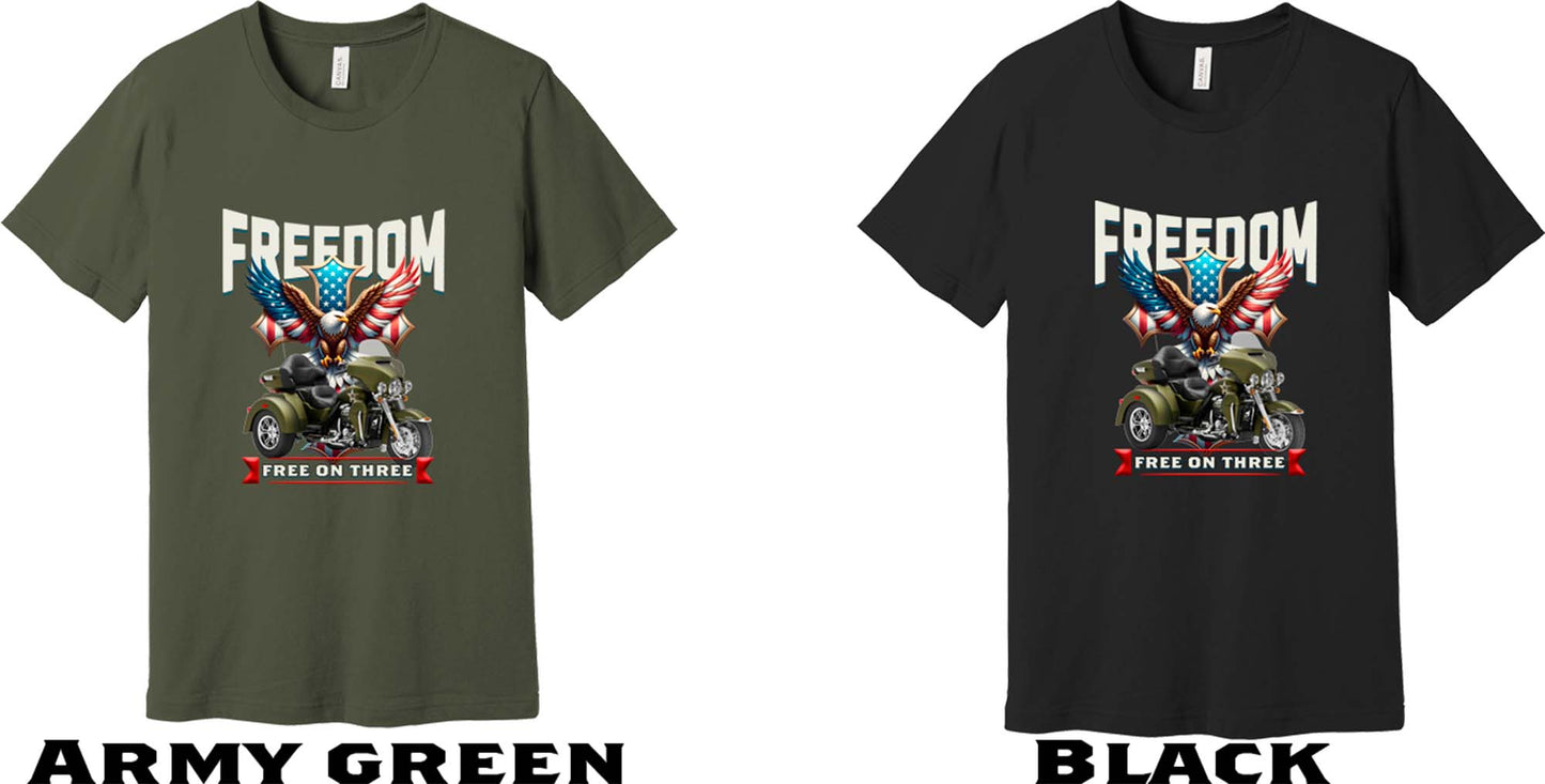 Freedom free on three cross Green trike