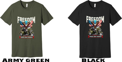 Freedom free on three cross Green trike