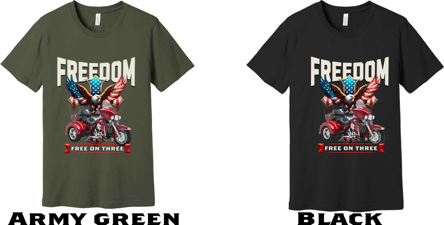 Freedom free on three cross Red trike